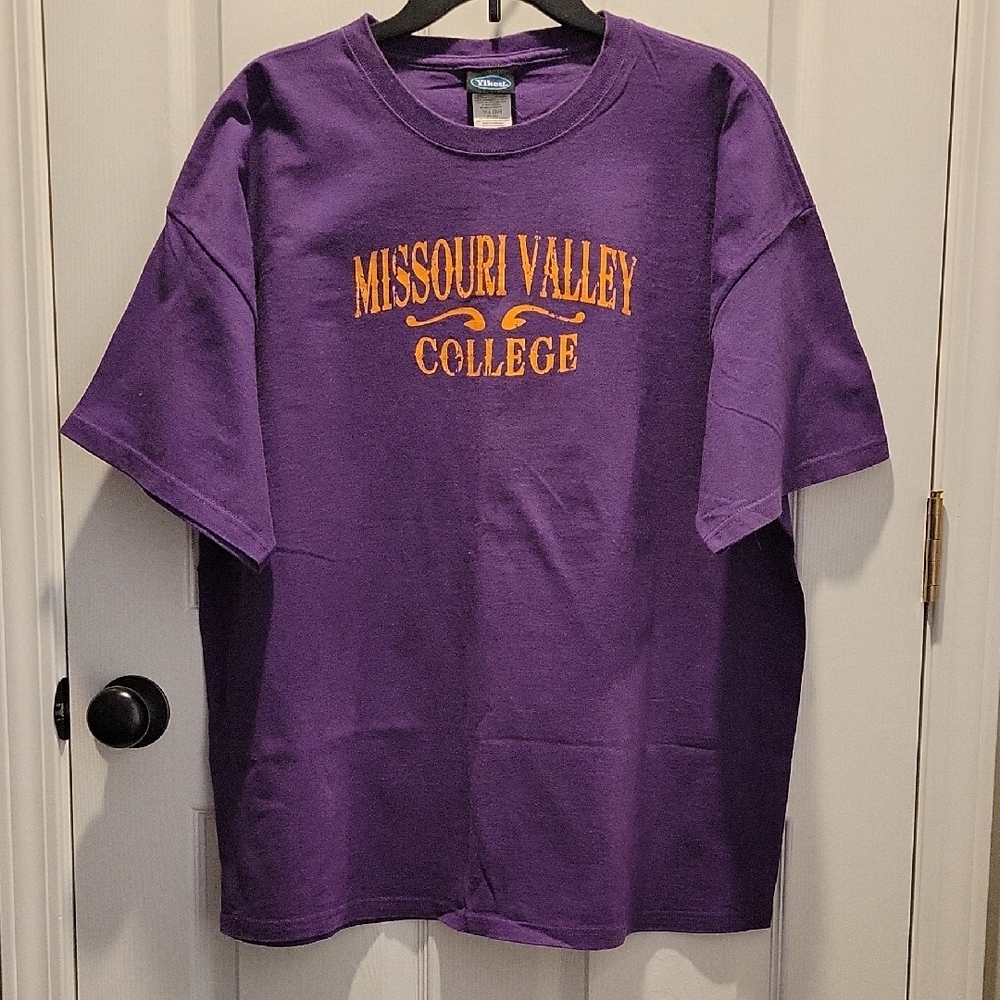 Men's Purple Missouri Valley College Short Sleeve T-Shirt, Yikes!, size XXL